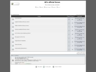 Free forum : 6E's official forum