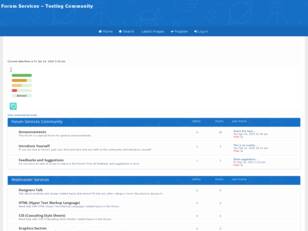 Forum Services – Testing Community