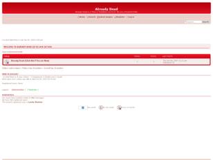 Forum free : Already Dead