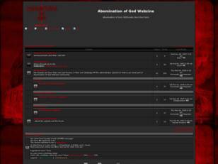 Forum free : Abomination of God Webzine