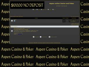 Aspen online Casino and Poker