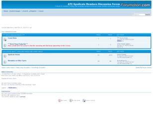 Free forum : ATC Syndicate Members Discussion Forum