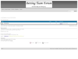 Betting Team Forum