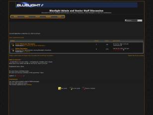 Bluelight Admin Discussion