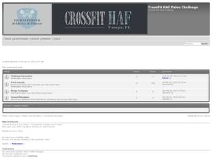 CrossFit HAF Paleo Challenge