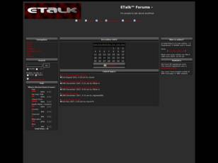 ETalk Chat and Forums