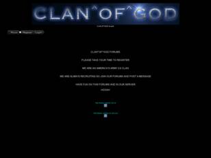 CLAN OF GOD FORUMS