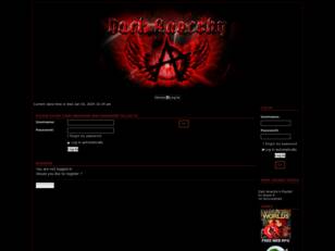 Free forum : Dark Anarchy