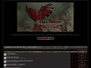 Clan Phoenix Forum Home Page