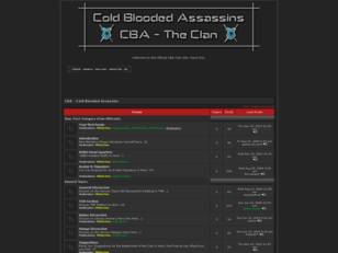 Welcome to the Official CBA Clan Site. Have Fun.