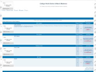 College World Series & March Madness