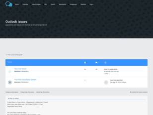 Outlook issues