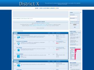 District X - Forum Index