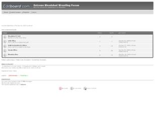 Free forum : Extreme Bloodshed Wrestling Forum
