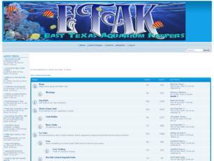Free forum : East Texas Aquarium Keepers