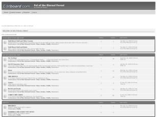 Free forum : Fel of the Eternal Forest