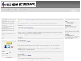 First Recon Battalion Intel Center