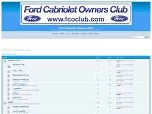 Ford cabriolet Owners Club