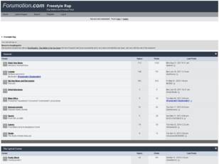 Freestyle Rap Battle Forum