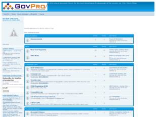 Welcome to GovPro Discussion Forum