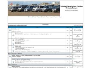 Toyota Hiace Super Custom Owners Forum