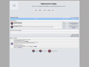 Highwaymen Rugby Forum