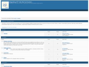 Free forum : Integrating ICT into the Curriculum..