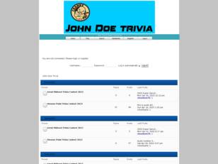 John Doe Trivia