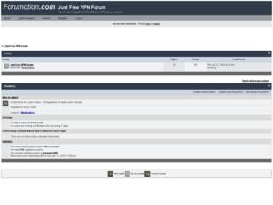 Just Free VPN Forum