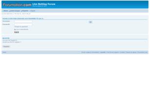 Live Betting Forum
