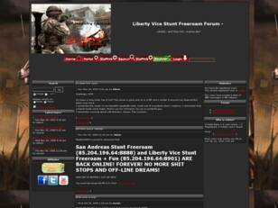 Free forum : Liberty Vice Stunt Freeroam Forum