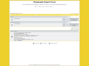 Photography Support Forum