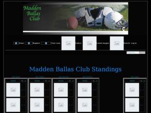 Free forum : MaddenBallasClub Madden 13 league