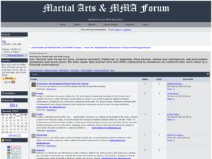 Martial Arts And MMA Forum Bringing Martial Artist Together