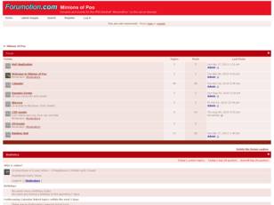 Free forum : Minions of Poo