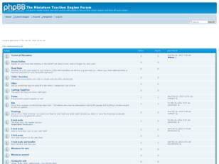 The Miniature Traction Engine Forum