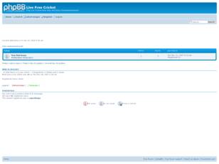 free forum : Live Free Cricket