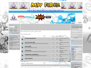 FoRum Buat ANak2 MW atau Alumni Mw