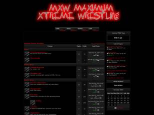 Free forum : Maximum Xtreme Wrestling