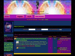 Mystic Sisterhood - Free Psychic & Spiritual Chat Rooms and Forums