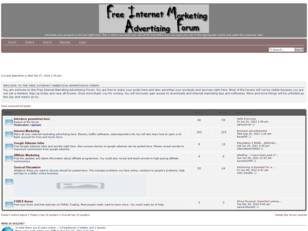 Free forum : Internet Marketing Advertising Forum
