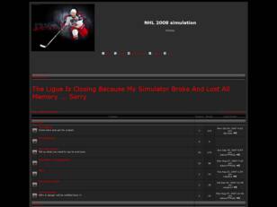 NHL 2008 simulation