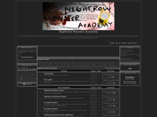 Free forum : Nightrow Monster Academy