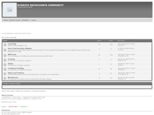 Free forum : NYSMITH MATHCOUNTS