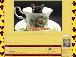 Pet Mouse Fanciers Forum