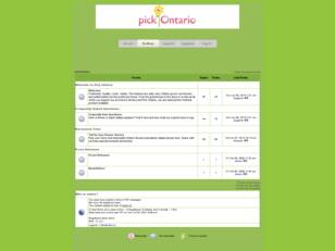 Forum gratis : pickOntario.ca