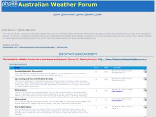 Free forum : Australian Weather Forum