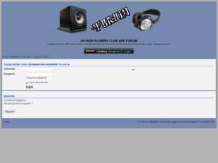 Free forum : UK HIGH FI CLUBBERS