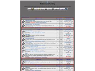 Pokémon Destiny - Forums