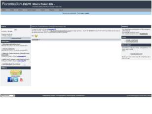 Free forum : Moe's Poker Site